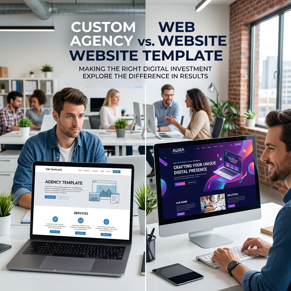 Why Choose a Custom Web Development Agency Over Website Templates in 2025