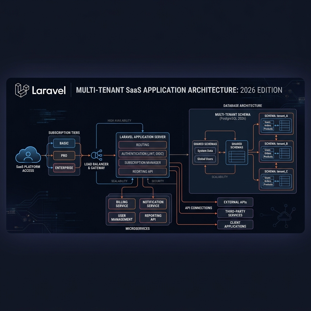 How to Build a Multi-Tenant SaaS Application with Laravel in 2026