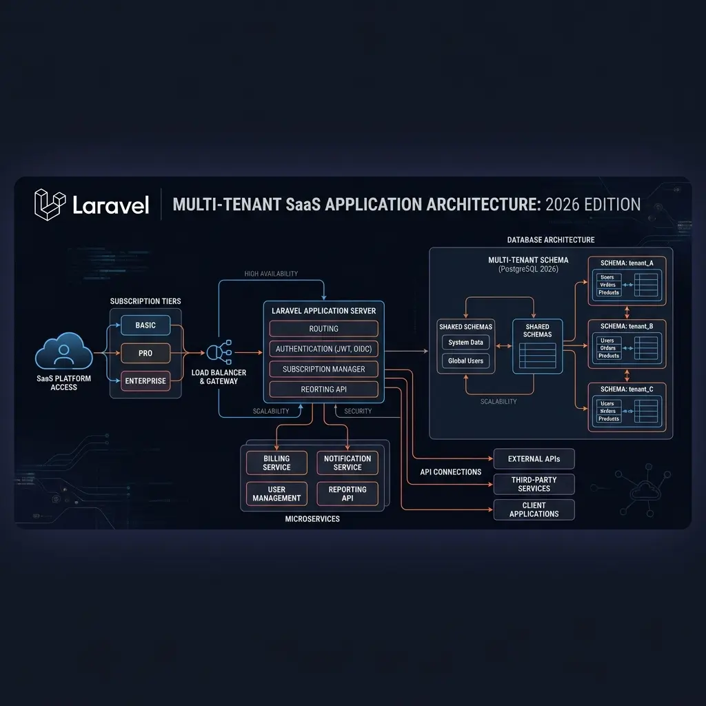How to Build a Multi-Tenant SaaS Application with Laravel in 2026